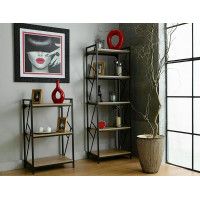 Стеллаж SIGNAL TABLO R3 60*40*99 дуб/темно-коричневый купить в Минске