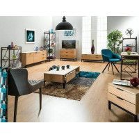 Стеллаж SIGNAL TABLO R3 60*40*99 дуб/темно-коричневый купить в Минске