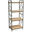Стеллаж SIGNAL TABLO R4 60*40*139 дуб/темно-коричневый купить в Минске