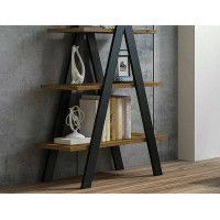 Стеллаж SIGNAL TIPI (Типи) 80*30*136 дуб вотан/черный купить в Минске Стеллаж SIGNAL TIPI (Типи) 80*30*136 дуб вотан/черный купить в Минске