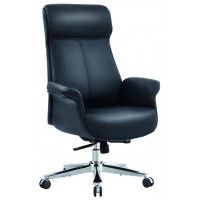 Кресло SitUp Aden (Аден) Black Chrome экокожа черный