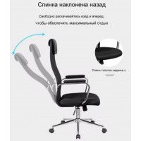 Кресло SitUp ALFA chrome (сетка Grey/ткань Grey) купить в Минске