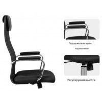 Кресло SitUp ALFA chrome (сетка Grey/ткань Grey) купить в Минске