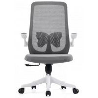 Кресло SitUp AMELIA B PL White (сетка Gray/ткань Gray) купить в Минске