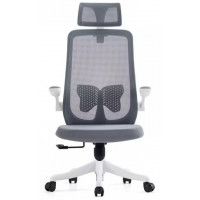 Кресло SitUp AMELIA A PL White (сетка Gray/ткань Gray) купить в Минске Кресло SitUp AMELIA A PL White (сетка Gray/ткань Gray) купить в Минске