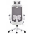 Кресло SitUp AMELIA A PL White (сетка Gray/ткань Gray) купить в Минске