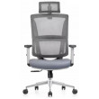 Кресло SitUp APHRODITE Chrome (сетка Gray/экокожа Gray) купить в Минске