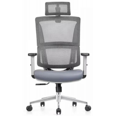 Кресло SitUp APHRODITE Chrome (сетка Gray/экокожа Gray) купить в Минске