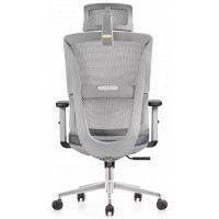 Кресло SitUp APHRODITE Chrome (сетка Gray/экокожа Gray) купить в Минске