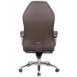 Кресло SitUp APOLLO chrome (экокожа Dark Brown/Dark Brown) купить в Минске