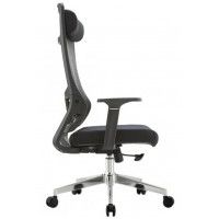 Кресло SitUp AURA LUX BLACK chrome (сетка Black/Black) купить в Минске