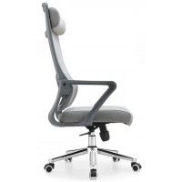 Кресло SitUp AURA (Аура) Grey chrome (сетка Grey/Grey) купить в Минске