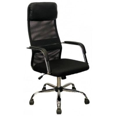 Кресло SitUp BAHREIN chrome (сетка Black/сетка Black) купить в Минске