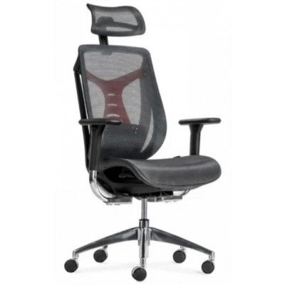 Кресло SitUp BARRACUDA Chrome (сетка Dark Gray/ткань Dark Gray) купить в Минске