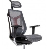 Кресло SitUp BARRACUDA Chrome (сетка Dark Gray/ткань Dark Gray) купить в Минске