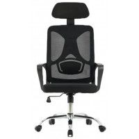 Кресло SitUp BIMA BLACK chrome (сетка Black/ Black) купить в Минске