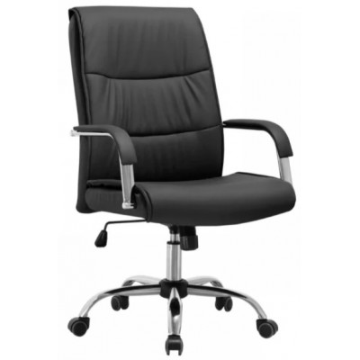 Кресло SitUp BRYAN chrome (экокожа Black) купить в Минске