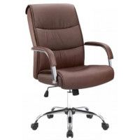 Кресло SitUp BRYAN chrome (экокожа Dark Brown)