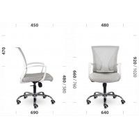 Кресло SitUp BUTTERFLY сhrome (сетка Silver/Silver) купить в Минске