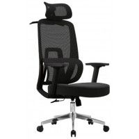 Кресло SitUp CARBON (Карбон) Black chrome (сетка Black/Black)
