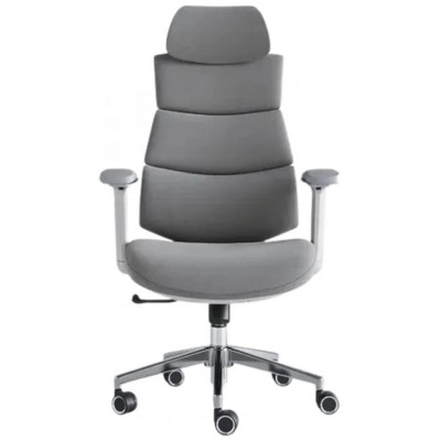 Кресло SitUp Crocus (Крокус) White Chrome ткань серый купить в Минске