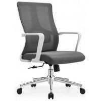 Кресло SitUp CUBE White chrome (сетка Grey/Grey)