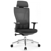 Кресло SitUp DEFENDER chrome (сетка Black/Black)