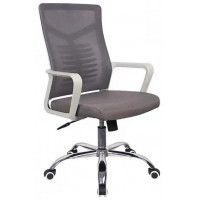 Кресло SitUp DELTA Grey chrome (сетка Grey/Grey) без подголовника