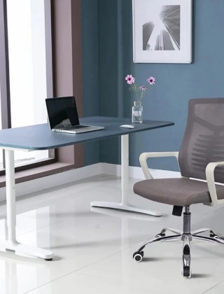 Кресло SitUp DELTA Grey chrome (сетка Grey/Grey) без подголовника купить в Минске
