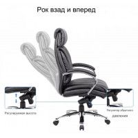Кресло SitUp HAIFA chrome (экокожа Black) купить в Минске Кресло SitUp HAIFA chrome (экокожа Black) купить в Минске