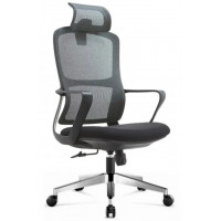Кресло SitUp POINT BLACK chrome (сетка Black/ Black)