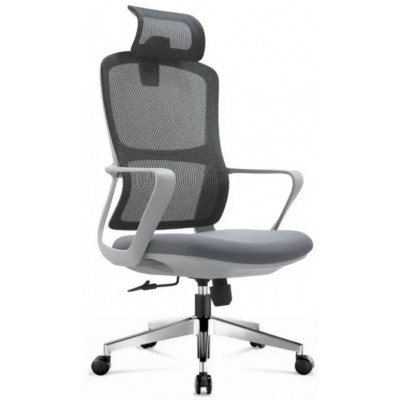 Кресло SitUp POINT GREY chrome (сетка Grey/ Grey) купить в Минске