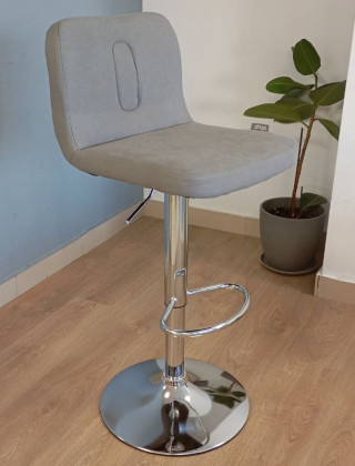 Стул барный SitUp KEONI сhrome (ткань Gray) купить в Минске