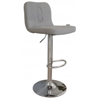 Стул барный SitUp KEONI сhrome (ткань Gray)