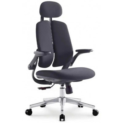 Кресло SitUp KWIN Black chrome (ткань Black/Black) купить в Минске
