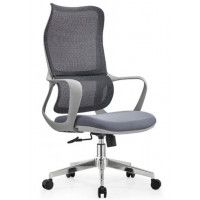 Кресло SitUp LATI-H GREY chrome (сетка Grey/Grey)