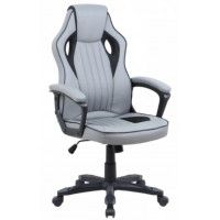Кресло SitUp LUNA PL (экокожа Grey/сетка Black)