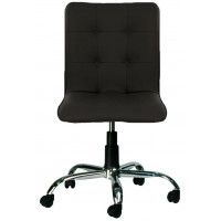 Кресло SitUp MALTA (Мальта) chrome экокожа черный