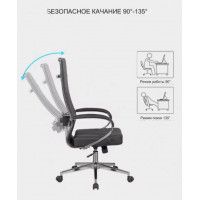 Кресло SitUp MARK chrome (экокожа Black/Black) купить в Минске Кресло SitUp MARK chrome (экокожа Black/Black) купить в Минске