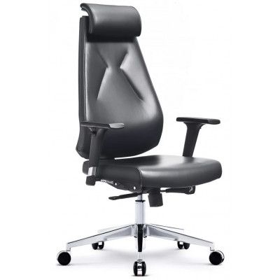 Кресло SitUp Mars (Марс) Black Chrome экокожа черный купить в Минске