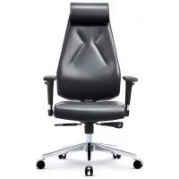 Кресло SitUp Mars (Марс) Black Chrome экокожа черный купить в Минске