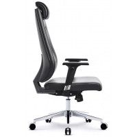 Кресло SitUp Mars (Марс) Black Chrome экокожа черный купить в Минске