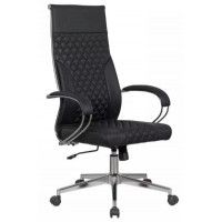 Кресло SitUp MIKE chrome (экокожа Black/Black)