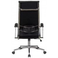 Кресло SitUp MIKE chrome (экокожа Black/Black) купить в Минске