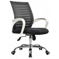 Кресло SitUp MIX 600 White chrome (сетка Black/ Black)