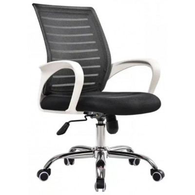 Кресло SitUp MIX 600 White chrome (сетка Black/ Black) купить в Минске