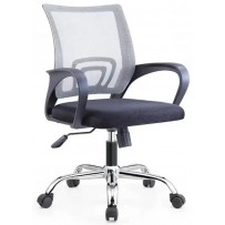 Кресло SitUp MIX 696 chrome (сетка Light Grey/Black)