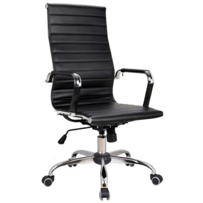 Кресло SitUp NEWPORT chrome (экокожа Black) (MIX-720) купить в Минске