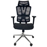 Кресло SitUp PALMA (Пальма) Black chrome (сетка Black/Black) купить в Минске