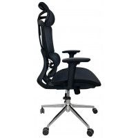 Кресло SitUp PALMA (Пальма) Black chrome (сетка Black/Black) купить в Минске